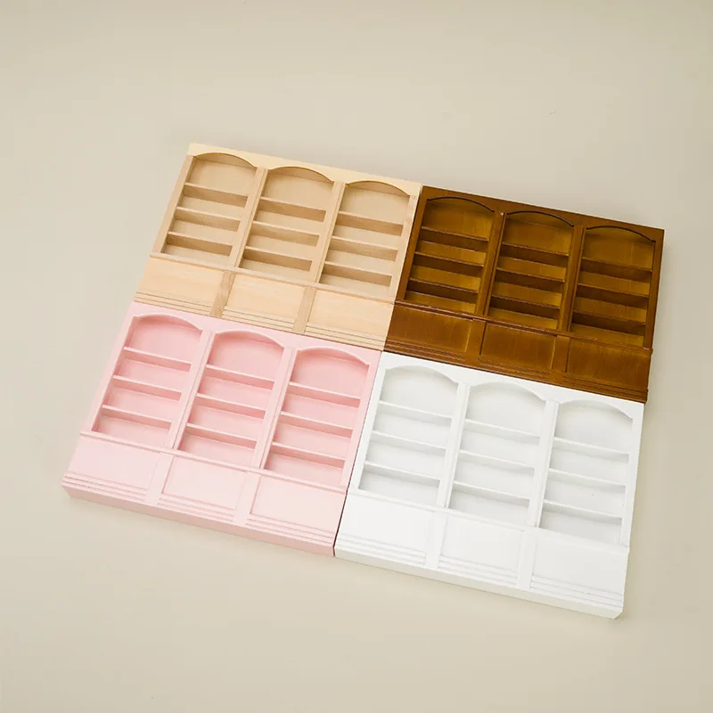 1:12 Scale mini storage miniature cupboard bookshelf classic wooden hutch kitchen dollhouse bookcase wood cabinet home figurines 1:12 Scale mini storage miniature cupboard bookshelf classic wooden hutch kitchen dollhouse bookcase wood cabinet home figurines