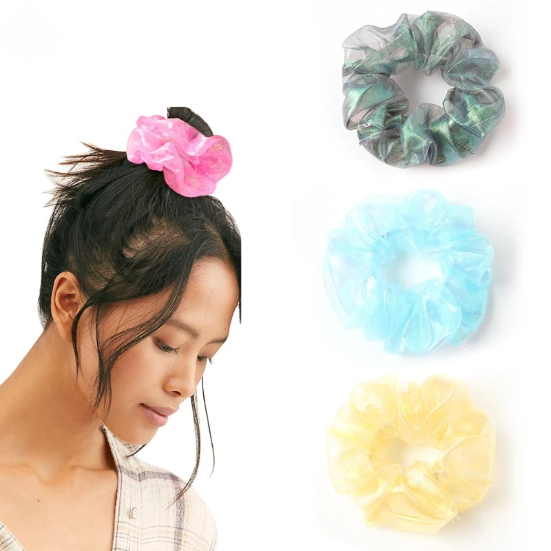 Girls Fluorescent Organza Large Bowel Scrunchie Solid Color Small Fresh Bright Color Large Bowel Ring Girl Hair Accessoires
Girls Fluorescent Organza Large Bowel Scrunchie Solid Color Small Fresh Bright Color Large Bowel Ring Girl Hair Accessoires
