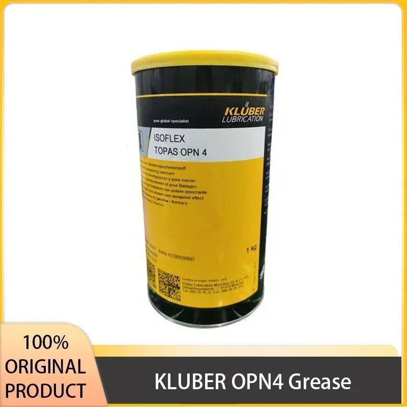 KLUBER OPN4 ISOFLEX TOPAS OPN 4 Synthetic Thread and Sealing Grease Resistant To Oxidation Ageing Germany Original Product
KLUBER OPN4 ISOFLEX TOPAS OPN 4 Synthetic Thread and Sealing Grease Resistant To Oxidation Ageing Germany Original Product