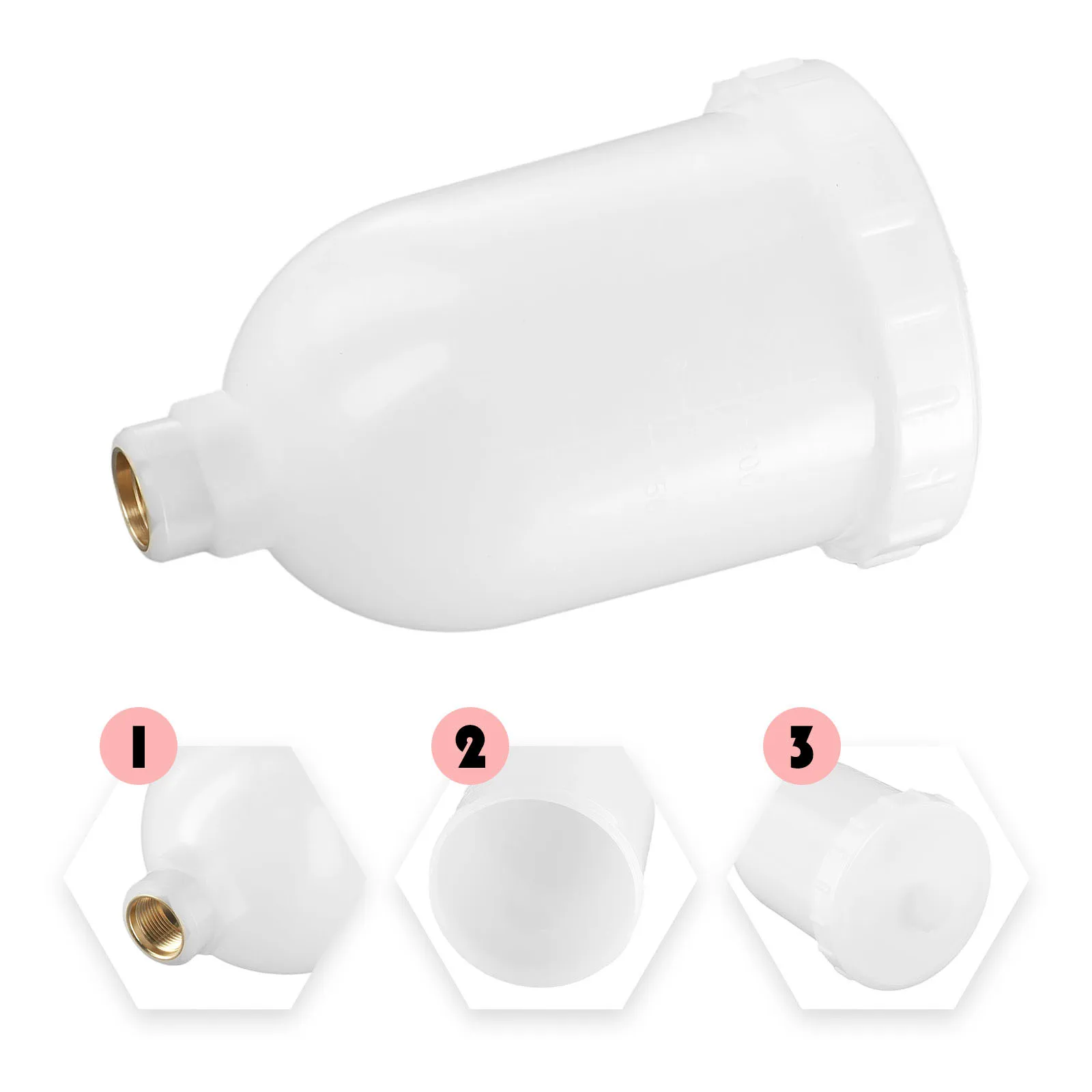 1 Pcs Paint Pot For H-2000 R-100 HVLP Oil Resistance Plastic Manual Mini Spray High Spray Paint Pneumatic Tool Accessories 300ml
1 Pcs Paint Pot For H-2000 R-100 HVLP Oil Resistance Plastic Manual Mini Spray High Spray Paint Pneumatic Tool Accessories 300ml