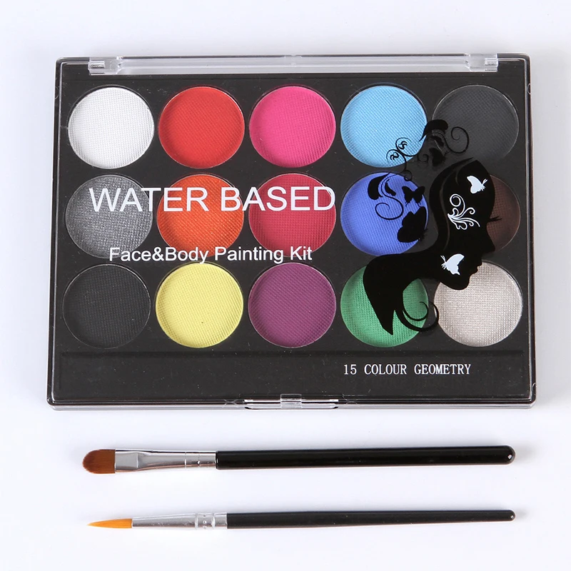 Face Body 15 Colors Paste Painting Paint Pigment With Brush Safe Kids Non-toxic Tattoo Painting Art Halloween Xmas Cosplay Party
Face Body 15 Colors Paste Painting Paint Pigment With Brush Safe Kids Non-toxic Tattoo Painting Art Halloween Xmas Cosplay Party