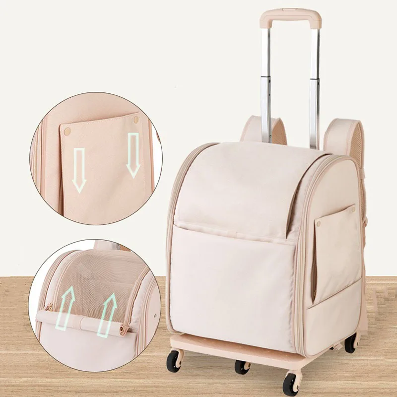 Foldable Pet Trolley Case, Portable Cat Stroller for Two Cats, Oxford Cloth, Pet Transport Wheels, Cat Bag, Small Dog Bag
Foldable Pet Trolley Case, Portable Cat Stroller for Two Cats, Oxford Cloth, Pet Transport Wheels, Cat Bag, Small Dog Bag