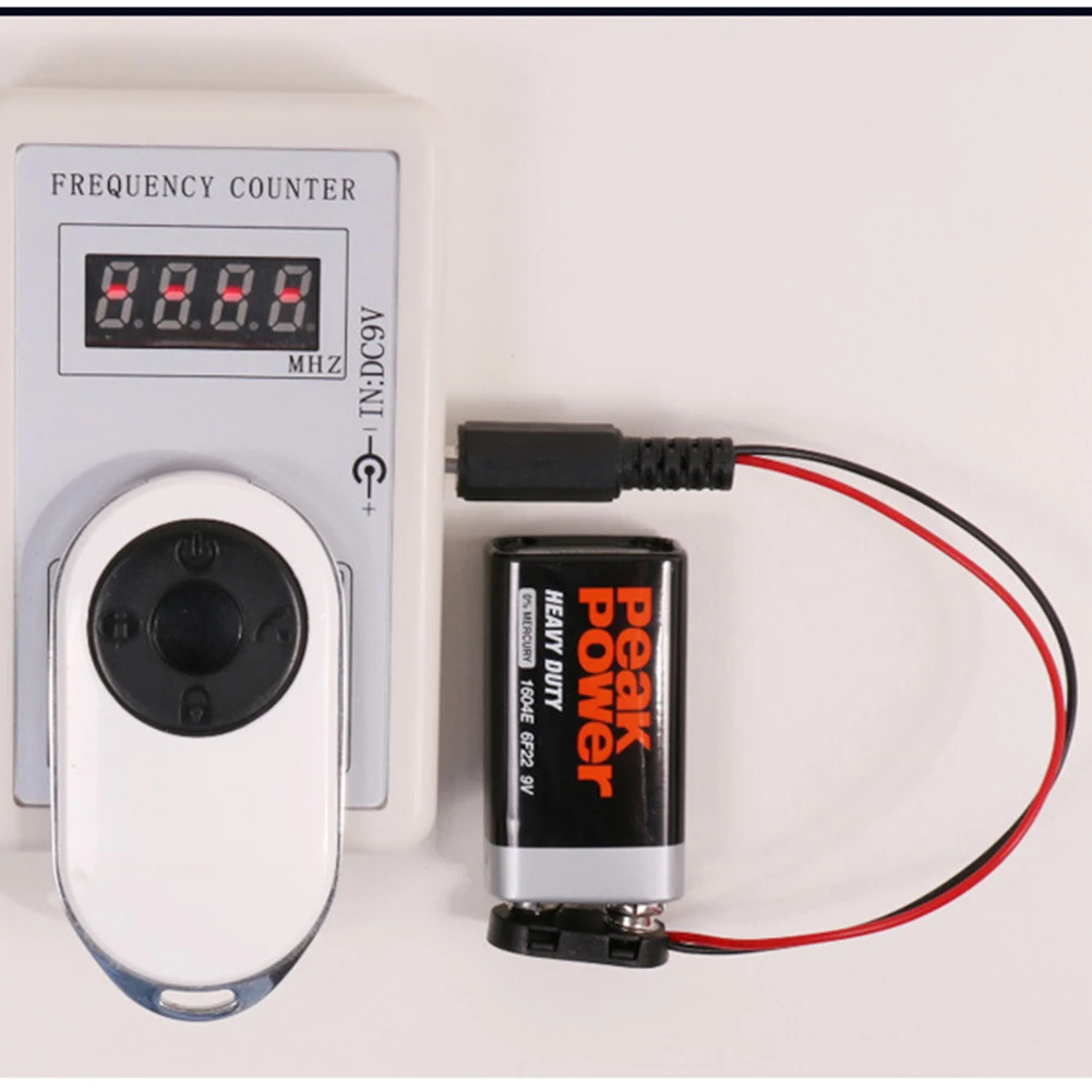 1x Car Key Remote Control RF Handheld Frequency Counter Tester 250-450MHZ Fits For Burglar Alarm Controller/ Entrance Guard
1x Car Key Remote Control RF Handheld Frequency Counter Tester 250-450MHZ Fits For Burglar Alarm Controller/ Entrance Guard