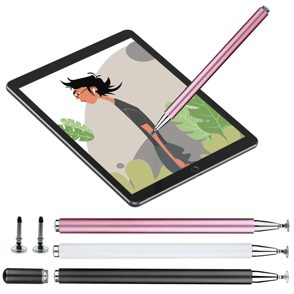 2 in 1 Universal Stylus Pen For Tablet Mobile Android Ios Phone iPad Accessories Drawing Tablet Capacitive Screen Touch Pen
2 in 1 Universal Stylus Pen For Tablet Mobile Android Ios Phone iPad Accessories Drawing Tablet Capacitive Screen Touch Pen