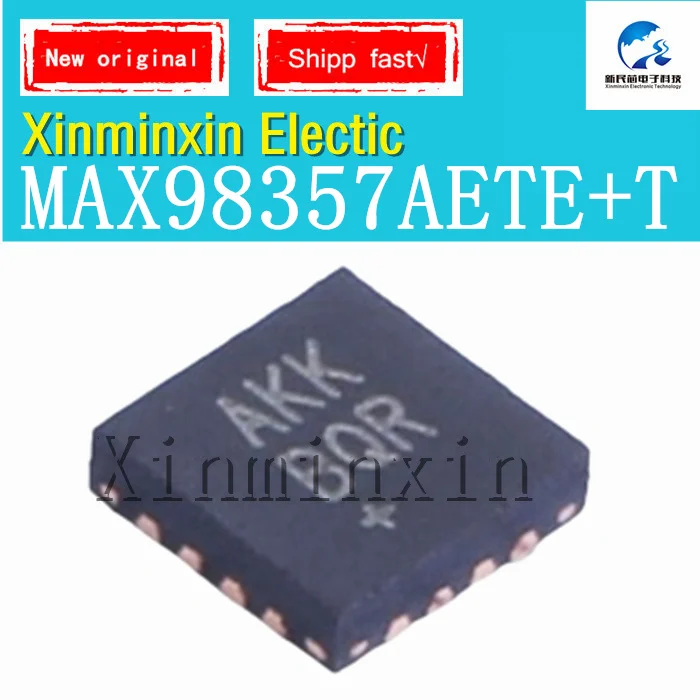 1-10 шт./партия MAX98357AETE + T AKK QFN IC чип 100% новая Оригинальная фотография
1-10 шт./партия MAX98357AETE + T AKK QFN IC чип 100% новая Оригинальная фотография