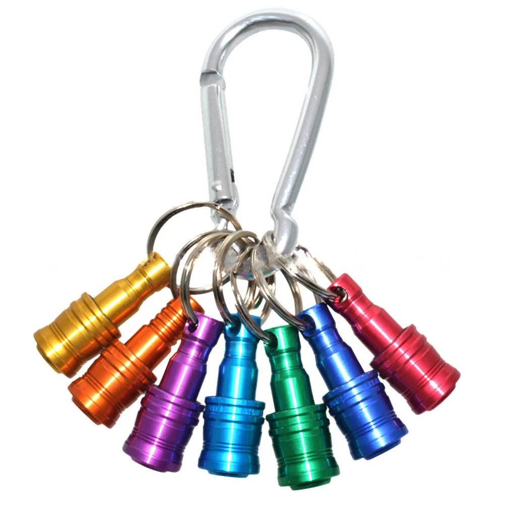 7 Pack Colorful Aluminum Alloy Hex Shank Keychain Screwdriver Bits Holder Extension Bar Set with Flat Mouth Ring
7 Pack Colorful Aluminum Alloy Hex Shank Keychain Screwdriver Bits Holder Extension Bar Set with Flat Mouth Ring