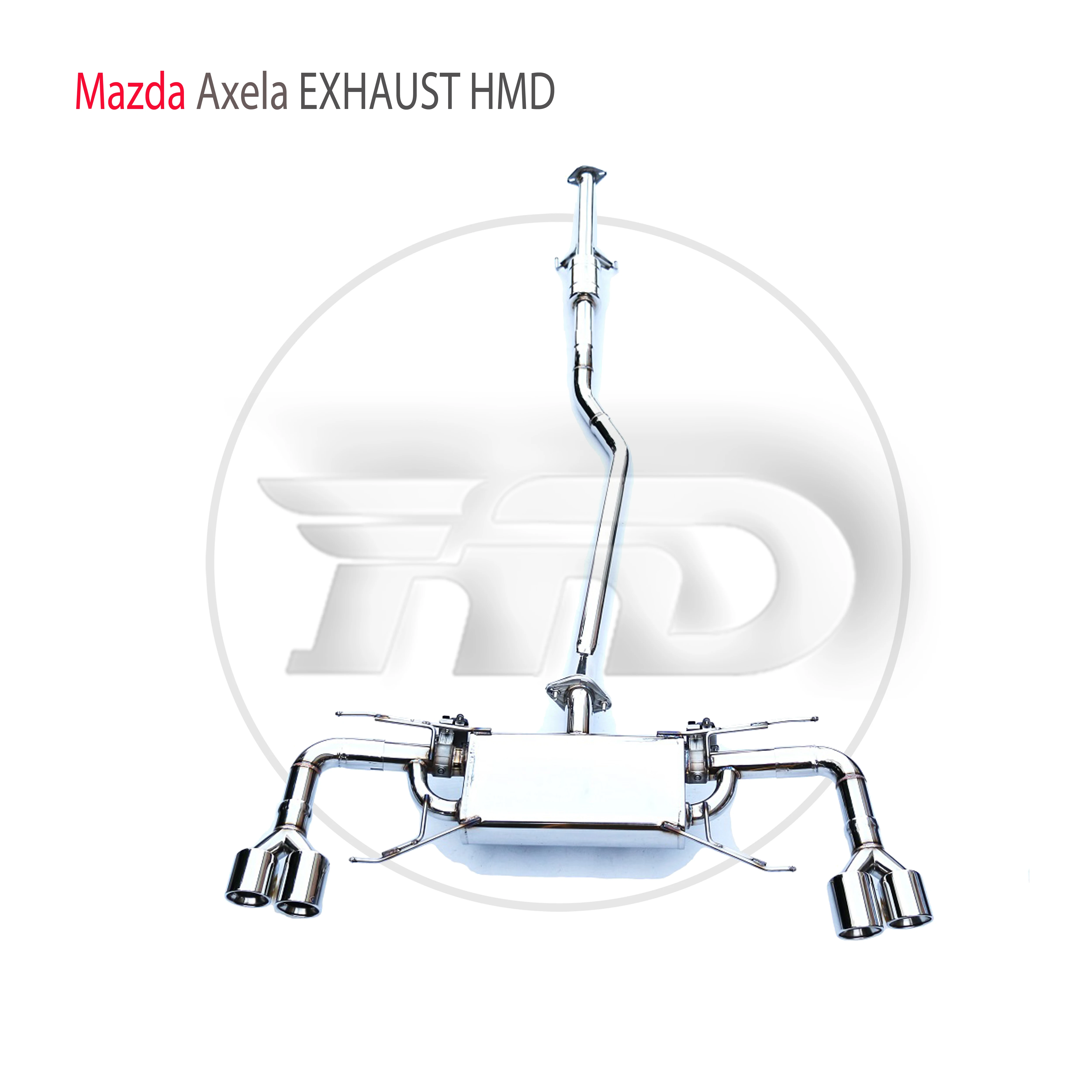 HMD Stainless Steel Exhaust System Performance Catback is Suitable for Mazda 3 Axela Car Valve Muffler
HMD Stainless Steel Exhaust System Performance Catback is Suitable for Mazda 3 Axela Car Valve Muffler