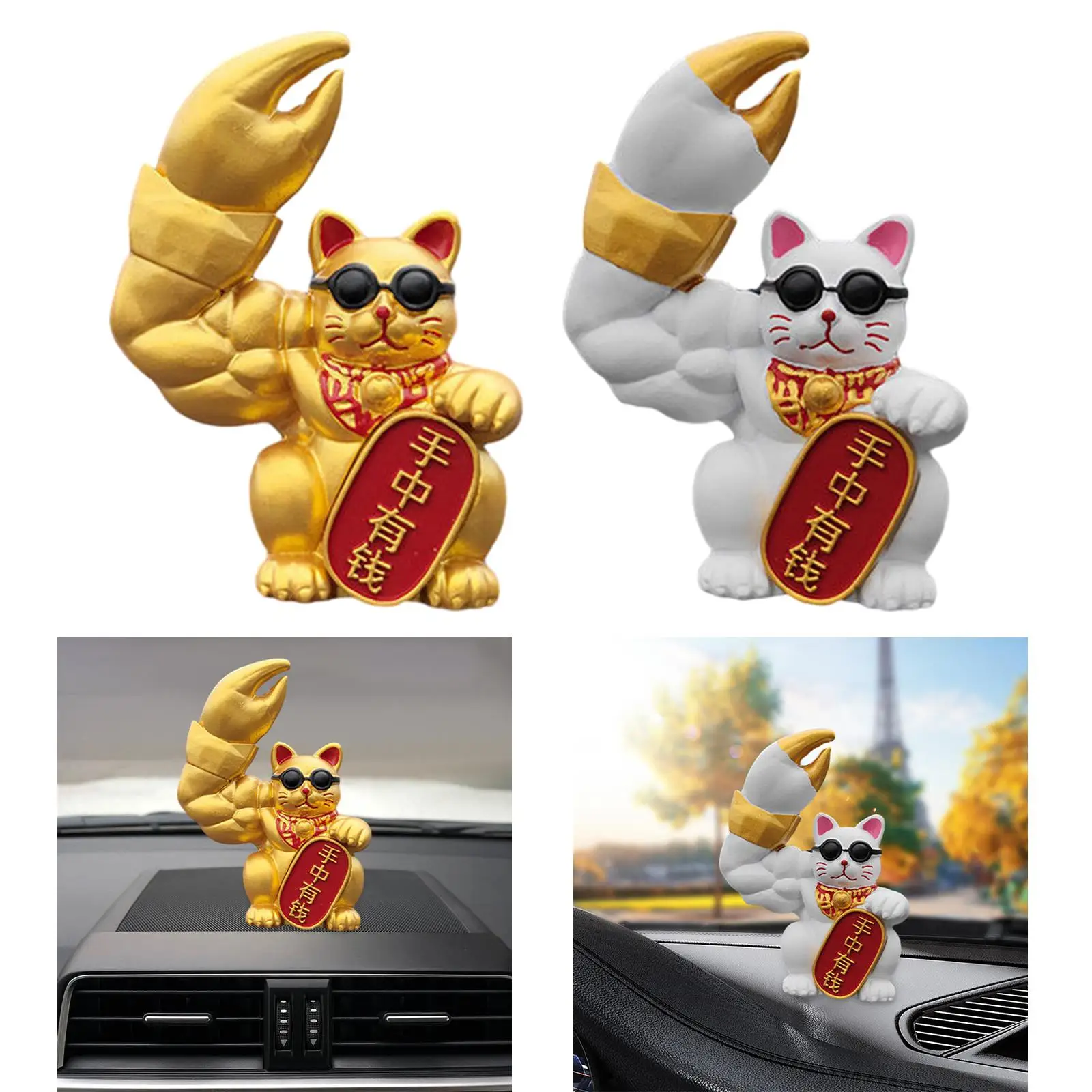 Фигурка кота удачи, искусственная, традиционная, приветственная, ручная работа, китайский новый год, для дома, магазина, офиса, многофункциональная 
Фигурка кота удачи, искусственная, традиционная, приветственная, ручная работа, китайский новый год, для дома, магазина, офиса, многофункциональная
