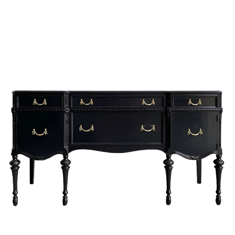 Retro solid wood entrance cabinet household entrance partition American living room decorative locker carved meal 
Retro solid wood entrance cabinet household entrance partition American living room decorative locker carved meal