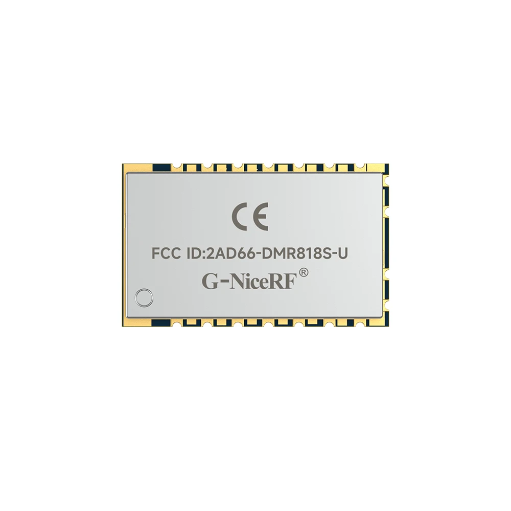 2 шт./лот DMR818S 2W TIERII FCC, сертифицированный CE-RED, модуль раций DMR дальнего действия 6 ~ 8 км
2 шт./лот DMR818S 2W TIERII FCC, сертифицированный CE-RED, модуль раций DMR дальнего действия 6 ~ 8 км