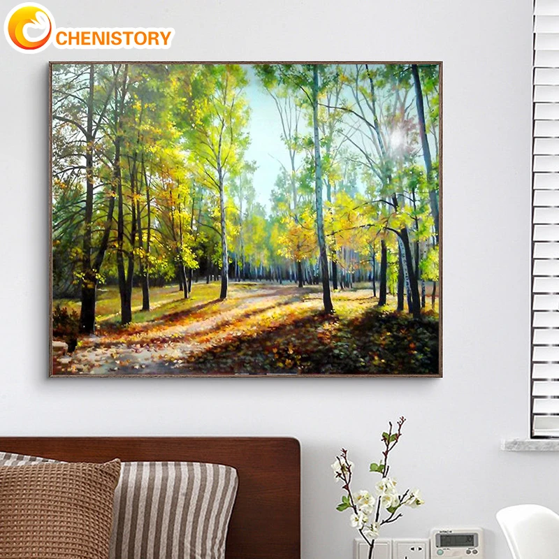 CHENISTORY Oil Painting By Numbers Grove Drawing On Canvas Pictures By Numbers Scenery Number Painting Wall Decor
CHENISTORY Oil Painting By Numbers Grove Drawing On Canvas Pictures By Numbers Scenery Number Painting Wall Decor