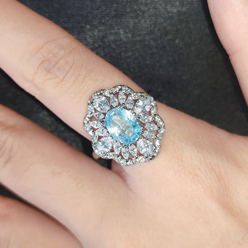 DIWENFU Luxury Brand 925 Sterling Silver Wedding Rings for Women 2 Carats AAA+ Sapphire Open Ring Anillos Dec Fine Jewelry Box
DIWENFU Luxury Brand 925 Sterling Silver Wedding Rings for Women 2 Carats AAA+ Sapphire Open Ring Anillos Dec Fine Jewelry Box