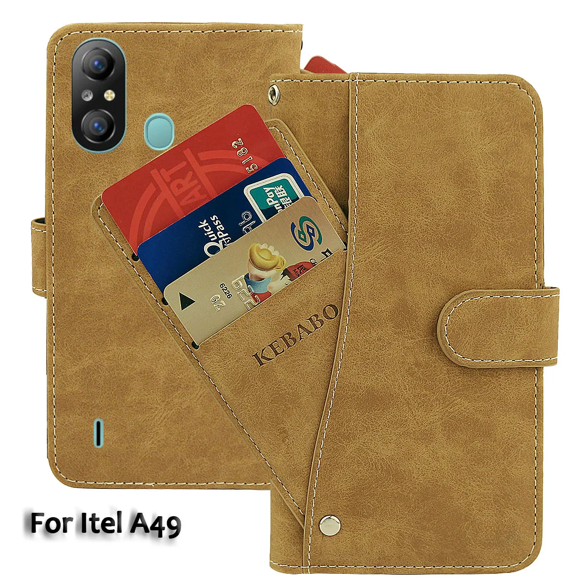 Vintage Leather Wallet Itel A49 Case 6.56" Flip Luxury Card Slots Cover Magnet Phone Protective Cases Bags
Vintage Leather Wallet Itel A49 Case 6.56" Flip Luxury Card Slots Cover Magnet Phone Protective Cases Bags