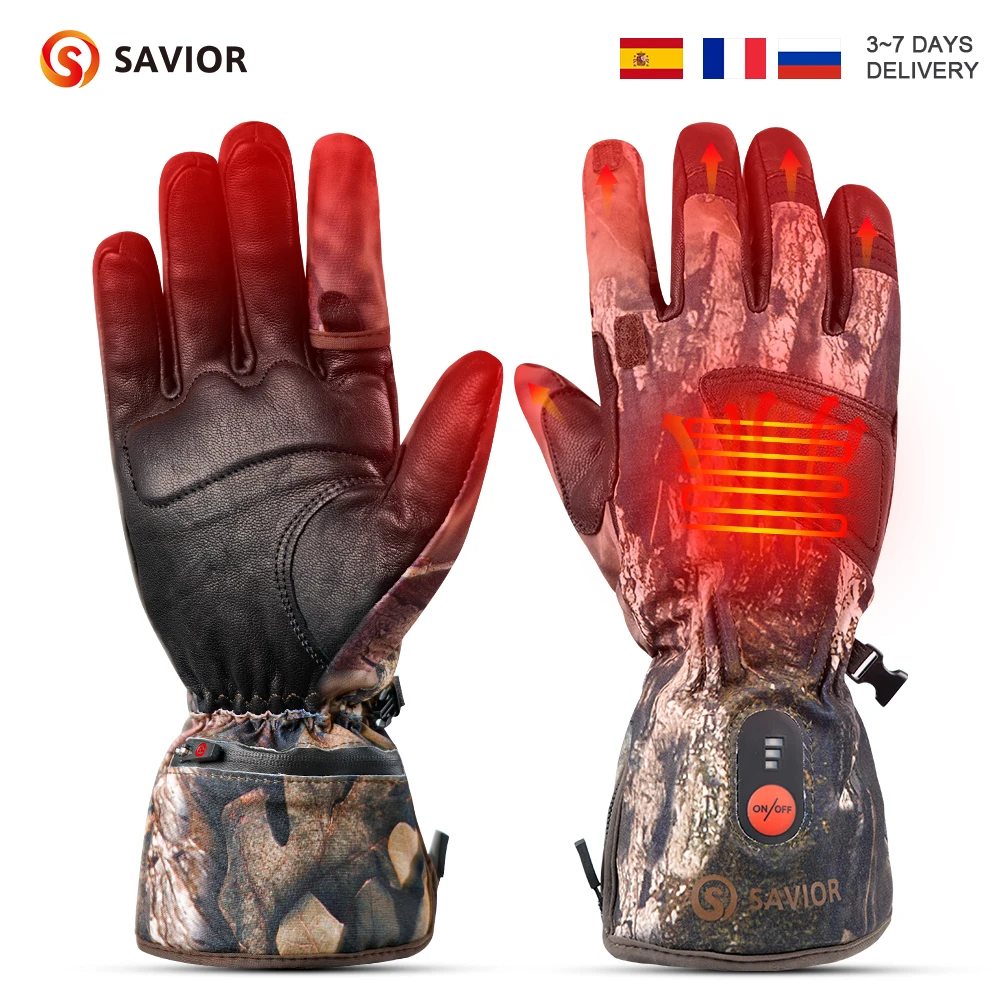 Savior Heat With Battery Heated Motorcycle Gloves Goatskin Leather All 5 Fingers Separated Touch Screen Gloves Gants Motorcycle
Savior Heat With Battery Heated Motorcycle Gloves Goatskin Leather All 5 Fingers Separated Touch Screen Gloves Gants Motorcycle