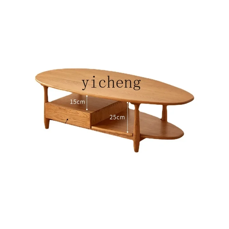 ZK Solid Wood Coffee Table Cherrywood Living Room Balcony Home Tea Table Simple Multifunctional with Drawer
ZK Solid Wood Coffee Table Cherrywood Living Room Balcony Home Tea Table Simple Multifunctional with Drawer