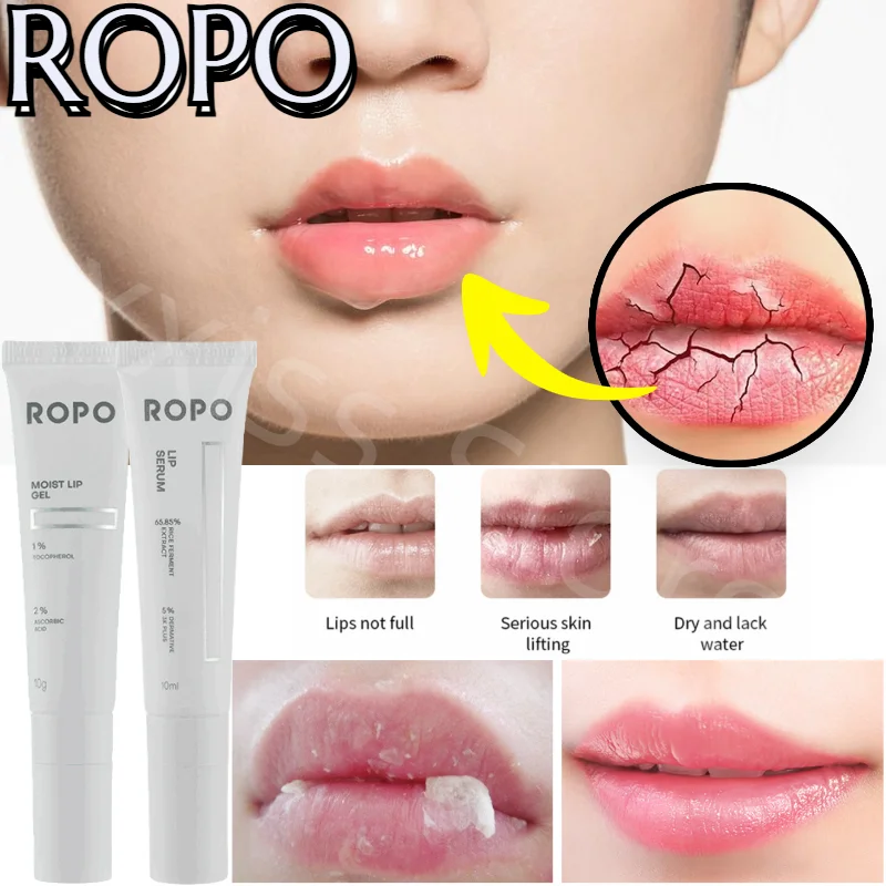 ROPO Lip Essence Gel Care Repairing Lip Mask Diminishes Lip Lines Lip Balm Hydrating Moisturizing Anti-Dry Crack Primer
ROPO Lip Essence Gel Care Repairing Lip Mask Diminishes Lip Lines Lip Balm Hydrating Moisturizing Anti-Dry Crack Primer