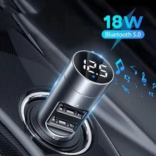 FM Transmitter Power Adapter Bluetooth-compatible Car Receiver 18W Radio Kit MP3 Player Handsfree Wireless FM Modulator
FM Transmitter Power Adapter Bluetooth-compatible Car Receiver 18W Radio Kit MP3 Player Handsfree Wireless FM Modulator