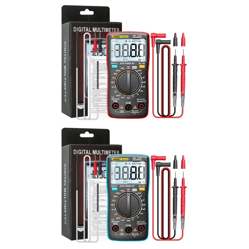 A2UD Digital Multimeter Multi Tester Capacitance Test for DC Current Resistance Continuity Diode Temperature Meter
A2UD Digital Multimeter Multi Tester Capacitance Test for DC Current Resistance Continuity Diode Temperature Meter
