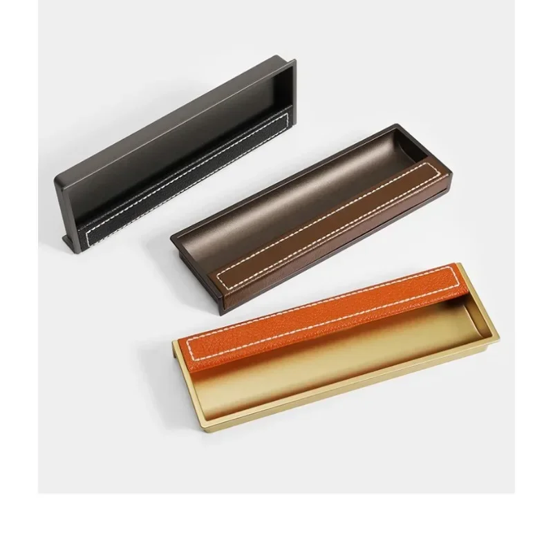 Leather Handle Drawer Recessed Tatami Closet Hidden Inlaid SlottedCabinets SlidingDoors Light Luxury HandleFurniture Accessories
Leather Handle Drawer Recessed Tatami Closet Hidden Inlaid SlottedCabinets SlidingDoors Light Luxury HandleFurniture Accessories
