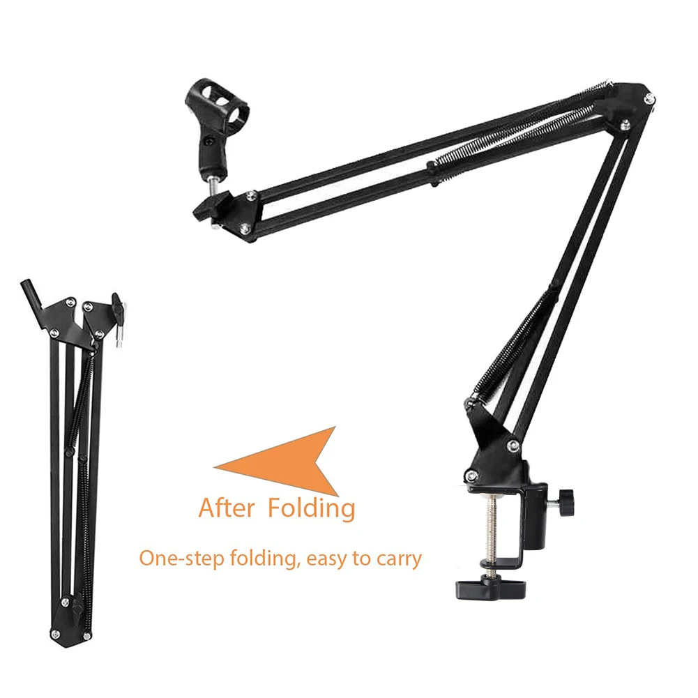 Adjustable Microphone Stand Suspension Boom Scissor Arm Stands For A8 A6V K658 K688 K669 Mic USB Condenser Microphone Recording
Adjustable Microphone Stand Suspension Boom Scissor Arm Stands For A8 A6V K658 K688 K669 Mic USB Condenser Microphone Recording