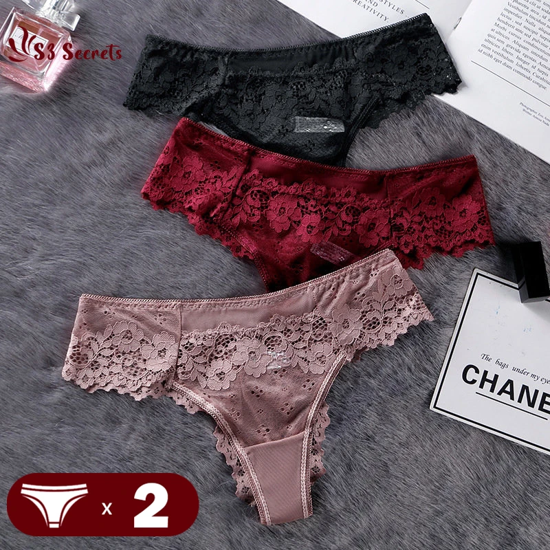 2PCS/Set Women Thongs Panties Sexy Ice Silk Low Waist G-String Briefs Ladies Lingerie Girl Breathable Intimates Mesh Lace Bikini
2PCS/Set Women Thongs Panties Sexy Ice Silk Low Waist G-String Briefs Ladies Lingerie Girl Breathable Intimates Mesh Lace Bikini