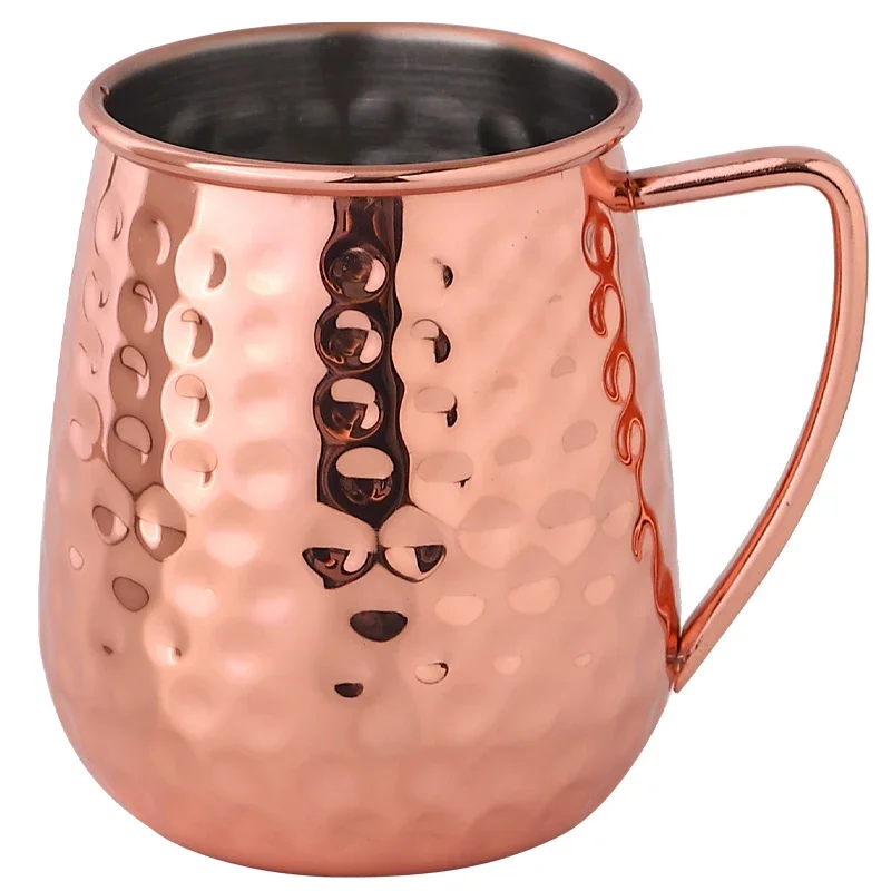 European and American Hammer Point Stainless Steel Copper Cup Moscow Mule Cup Creative Cocktail
European and American Hammer Point Stainless Steel Copper Cup Moscow Mule Cup Creative Cocktail
