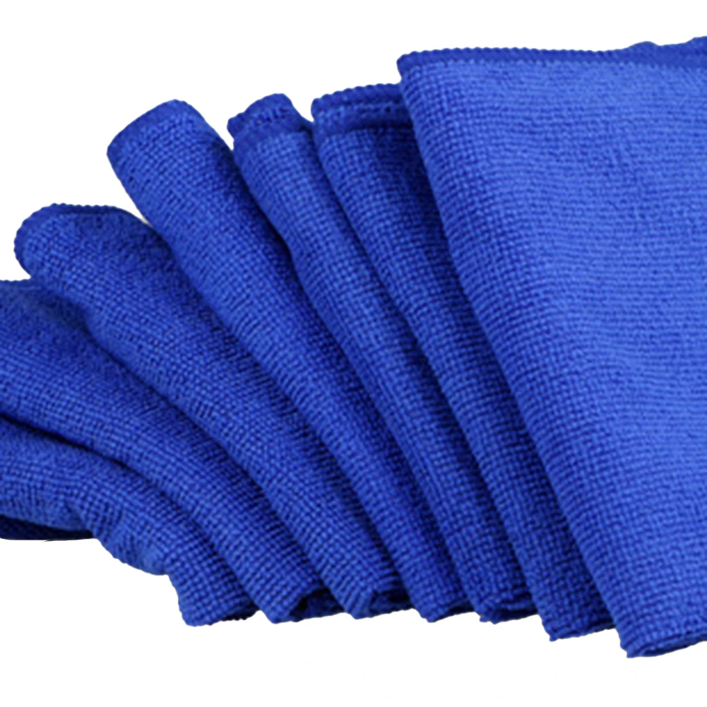 

20x Washable Cleaning Auto Car Detailing Soft Cloths Wash Towel Duster 30*30cm Polyester High Water Absorption Microfibre Cloth