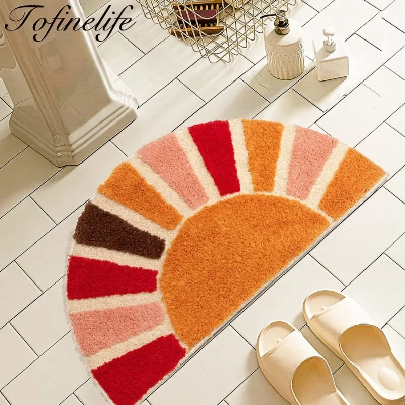 Top Quality Tufted Carpet Anti Slip Bottom Orange Sunflowers Welcome Mats Creative Kitchen Rug Doormat Entrance Home Decor Rugs
Top Quality Tufted Carpet Anti Slip Bottom Orange Sunflowers Welcome Mats Creative Kitchen Rug Doormat Entrance Home Decor Rugs