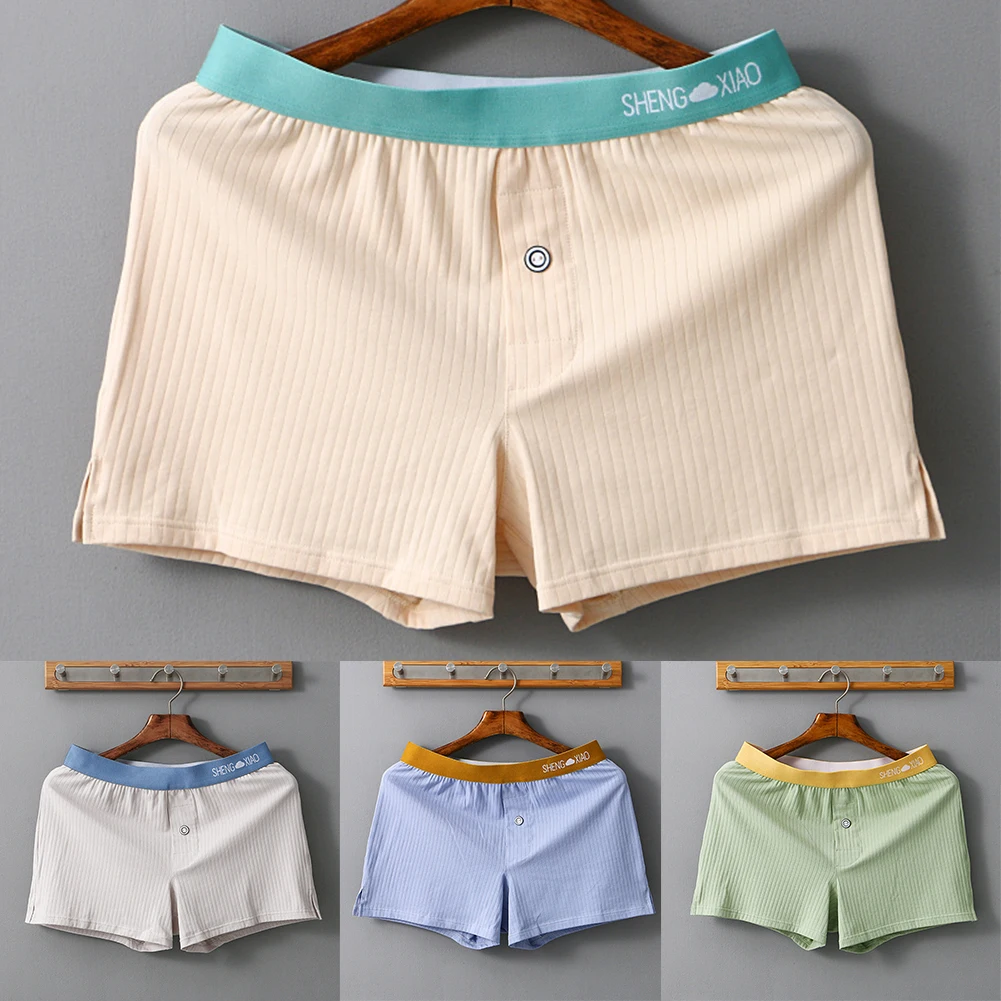 Mens Cotton Boxer Skin-Friendly Loose Underwear Soft Breath Underpants Casual Swim Trunks Summer Breathable Shorts Homewear
Mens Cotton Boxer Skin-Friendly Loose Underwear Soft Breath Underpants Casual Swim Trunks Summer Breathable Shorts Homewear