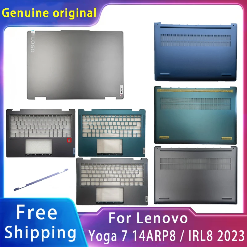 

New For Lenovo Yoga 7-14ARP8 / 14IRL8 2023; Replacem Laptop Accessories Lcd Back Cover/Palmrest/Bottom With LOGO