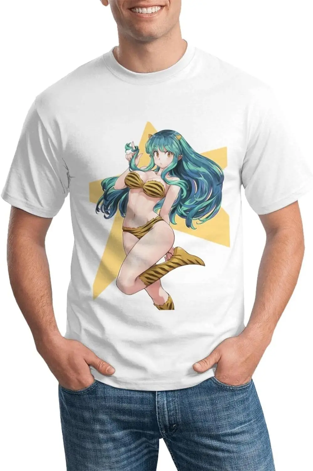 Urusei Anime Yatsura Shirt Men's Breathable Graphic Custom Short Sleeve Tshirt Fashion Crew Neck Tees Tops Black
Urusei Anime Yatsura Shirt Men's Breathable Graphic Custom Short Sleeve Tshirt Fashion Crew Neck Tees Tops Black