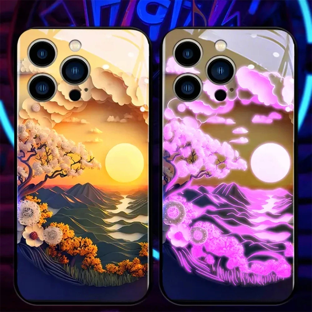 2024 Glowing Colored Polar Cloud Smart LED Light Up Glass Phone Case For Honor V40 60 70 80 90 Pro Huawei Nova 7 8 9 10 11
2024 Glowing Colored Polar Cloud Smart LED Light Up Glass Phone Case For Honor V40 60 70 80 90 Pro Huawei Nova 7 8 9 10 11