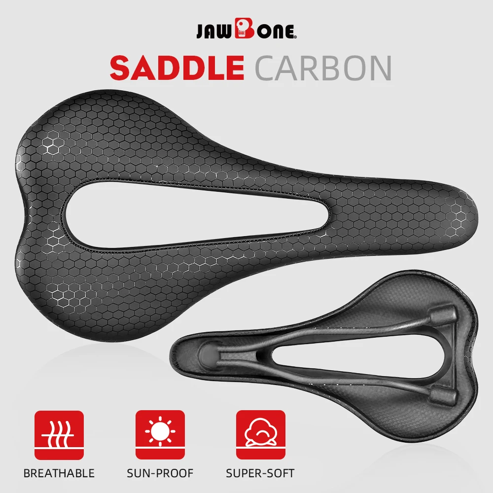 JAWBONE Full Carbon Bike Saddle 5D Racing Bicycle Seating Cushion Rail 7*9 MTB Road Mountain Gravel Racing Seat Cycling Parts
JAWBONE Full Carbon Bike Saddle 5D Racing Bicycle Seating Cushion Rail 7*9 MTB Road Mountain Gravel Racing Seat Cycling Parts