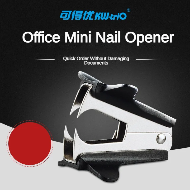 

KW-TRIO Staple Remover Nail Puller Stapler Nail Clip Study Home Office Binding Supplies For Various Types Of Staple Removal