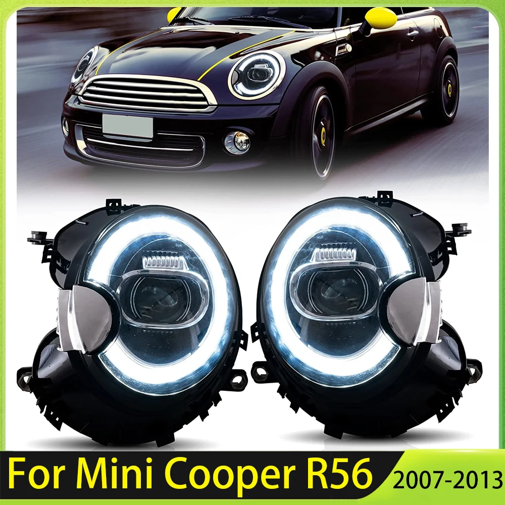 Автомобильные аксессуары для фар Mini R56 2007-2013, фары BMW Cooper R55 R57 DRL, сигнал поворота, Ближний и Дальний свет, проектор
Автомобильные аксессуары для фар Mini R56 2007-2013, фары BMW Cooper R55 R57 DRL, сигнал поворота, Ближний и Дальний свет, проектор