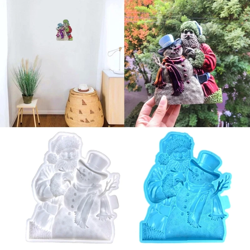 Glossy Silicone Santa Mold Wall-mounted Christmas Stereo Mold DIY Ornaments Pendant Epoxy Resin Crafting Molds
Glossy Silicone Santa Mold Wall-mounted Christmas Stereo Mold DIY Ornaments Pendant Epoxy Resin Crafting Molds