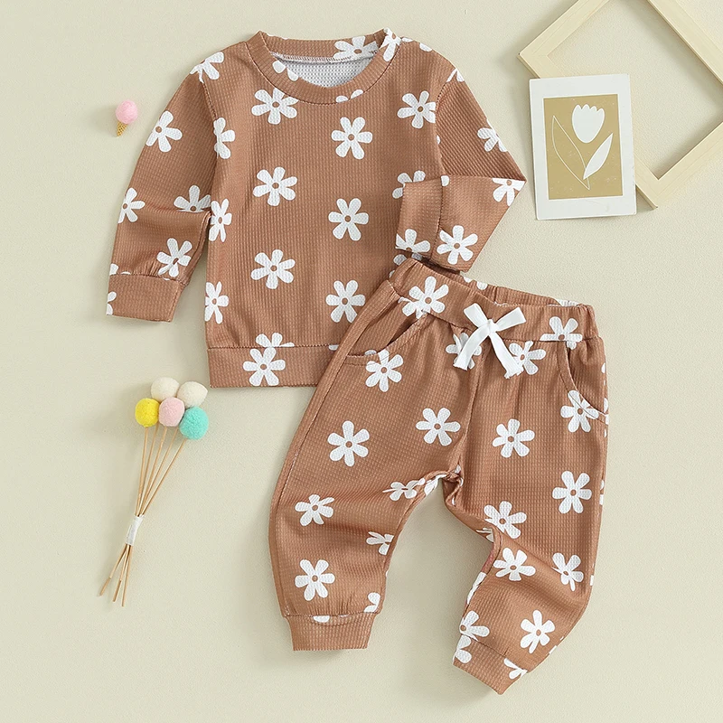 Children Baby Girls 2pcs Pants Clothes Sets Tracksuits Infant Long Sleeve Flower Sweatshirt + Drawstring Trousers Clothing Sets
Children Baby Girls 2pcs Pants Clothes Sets Tracksuits Infant Long Sleeve Flower Sweatshirt + Drawstring Trousers Clothing Sets