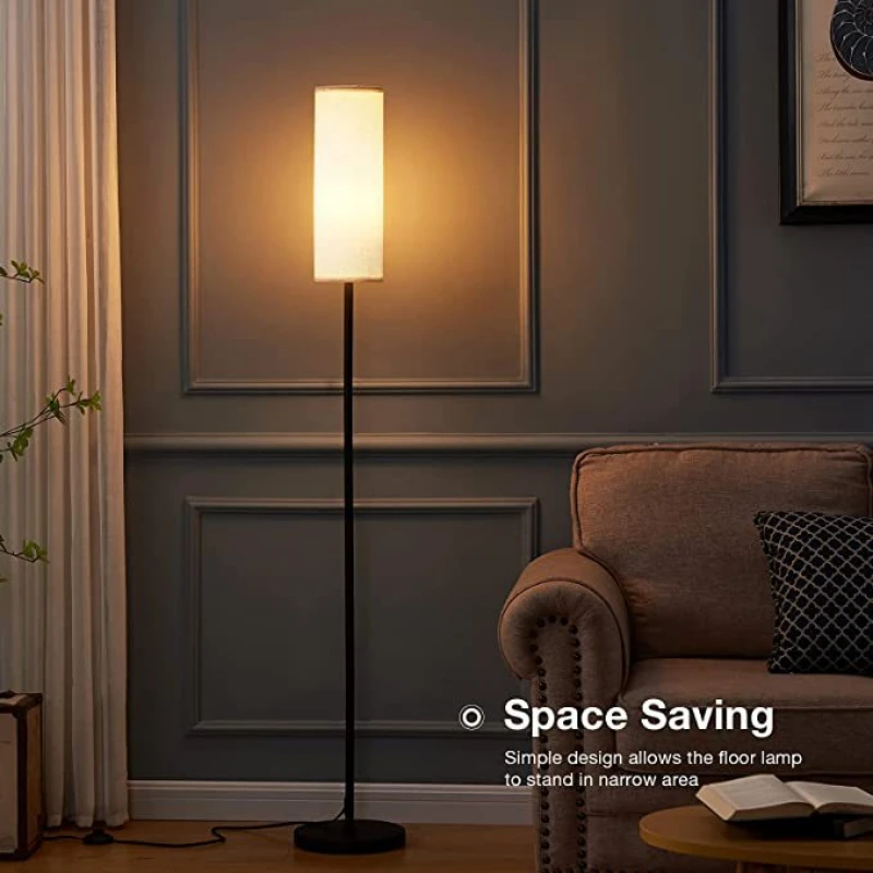 

Nordic Floor Lamp Instagram Style Bedroom Bedside LED Light Creative Minimalist American Style Living Room Vertical Table Lamp
