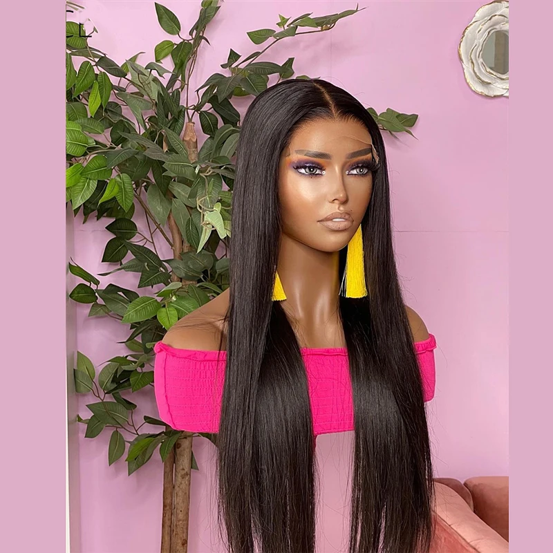Natural Long 26inches Soft Black Silky Straight Hair Wig For Women Natural Hairline With Afro Baby Hair Glueless WIG
Natural Long 26inches Soft Black Silky Straight Hair Wig For Women Natural Hairline With Afro Baby Hair Glueless WIG