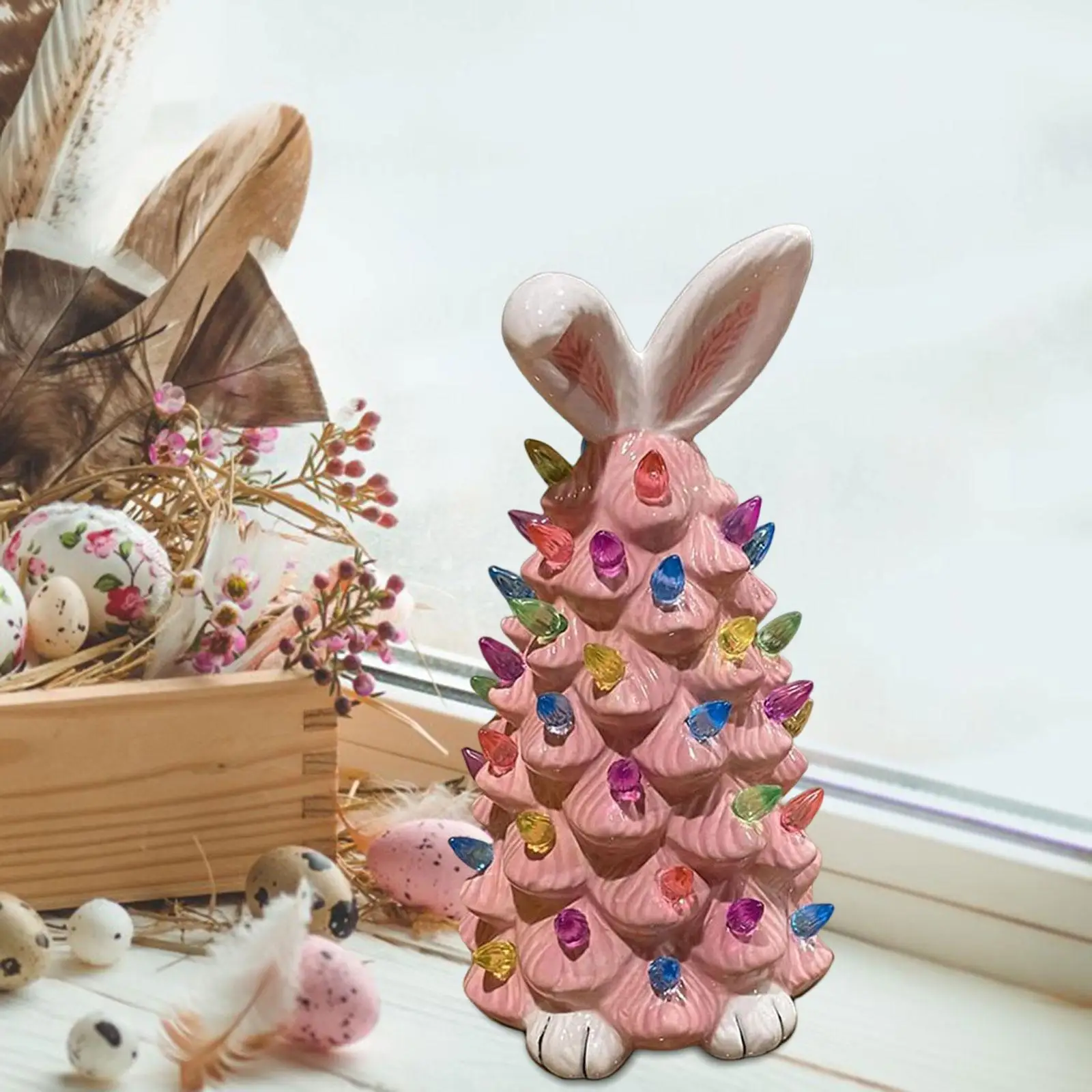 Cute Easter Rabbit Statue Collection Rabbit Figures with Light Resin Crafts for Table Bedroom Office Living Room Decoration
Cute Easter Rabbit Statue Collection Rabbit Figures with Light Resin Crafts for Table Bedroom Office Living Room Decoration