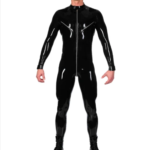 Unisex fashion 100% Latex Rubber Black Full Cover BodySuit Front Tight Zipper Suit 0.4mm S-XXL
Unisex fashion 100% Latex Rubber Black Full Cover BodySuit Front Tight Zipper Suit 0.4mm S-XXL