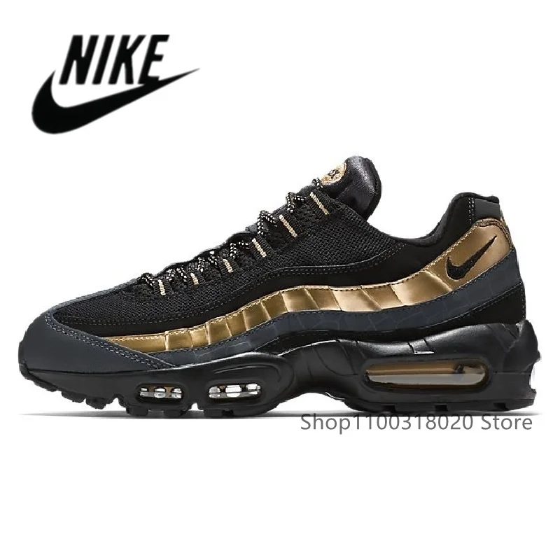 

2021 New Arrival Nike Air Max 95 Outdoor Sports Black Jogging Comfortable Women Men Sneaker Running Shoes EUR Size 36-46