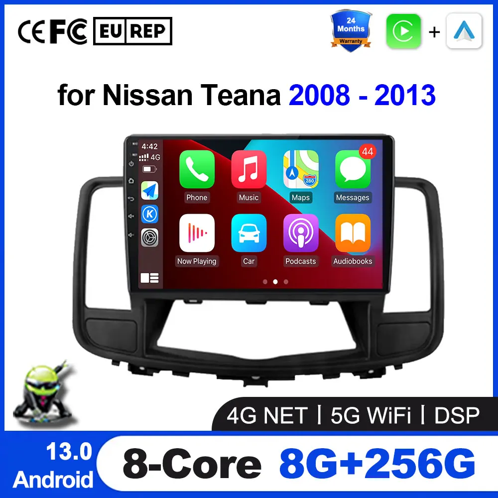 Android 13 авто для Nissan Teana J32 2008 - 2013 Carplay 5G Wifi Автомобильный мультимедийный GPS радио плеер охлаждающий вентилятор 4GLTE
Android 13 авто для Nissan Teana J32 2008 - 2013 Carplay 5G Wifi Автомобильный мультимедийный GPS радио плеер охлаждающий вентилятор 4GLTE