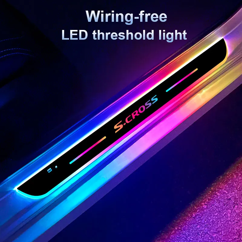For Suzuki s cross car Accessories Car door Sill light logo Projector lamp Power Moving LED Welcome Pedal
For Suzuki s cross car Accessories Car door Sill light logo Projector lamp Power Moving LED Welcome Pedal