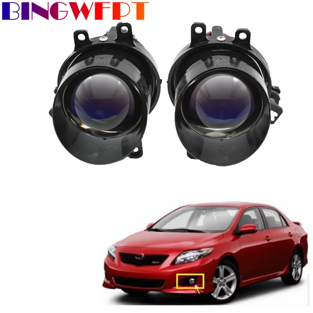 

Противотуманные фары Биксеноновые линзы для Toyota Corolla Yaris Avensis Camry RAV 4 Peugeot Lexus H11 HID линзы для проектора аксессуары 2 шт.