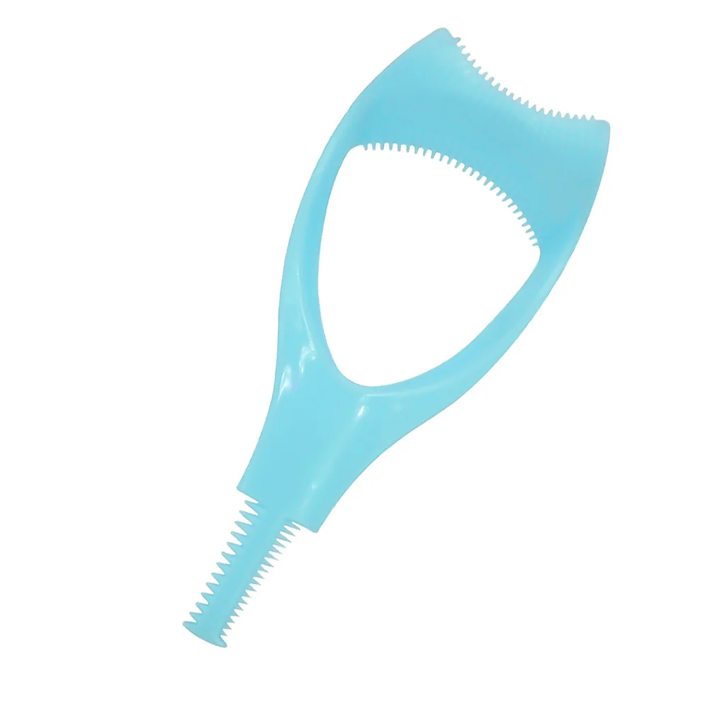 

3 in 1 Mascara Applicator Guide Tool Eyelash Comb Makeup Plastic Curler Beauty Tool (Random Color)