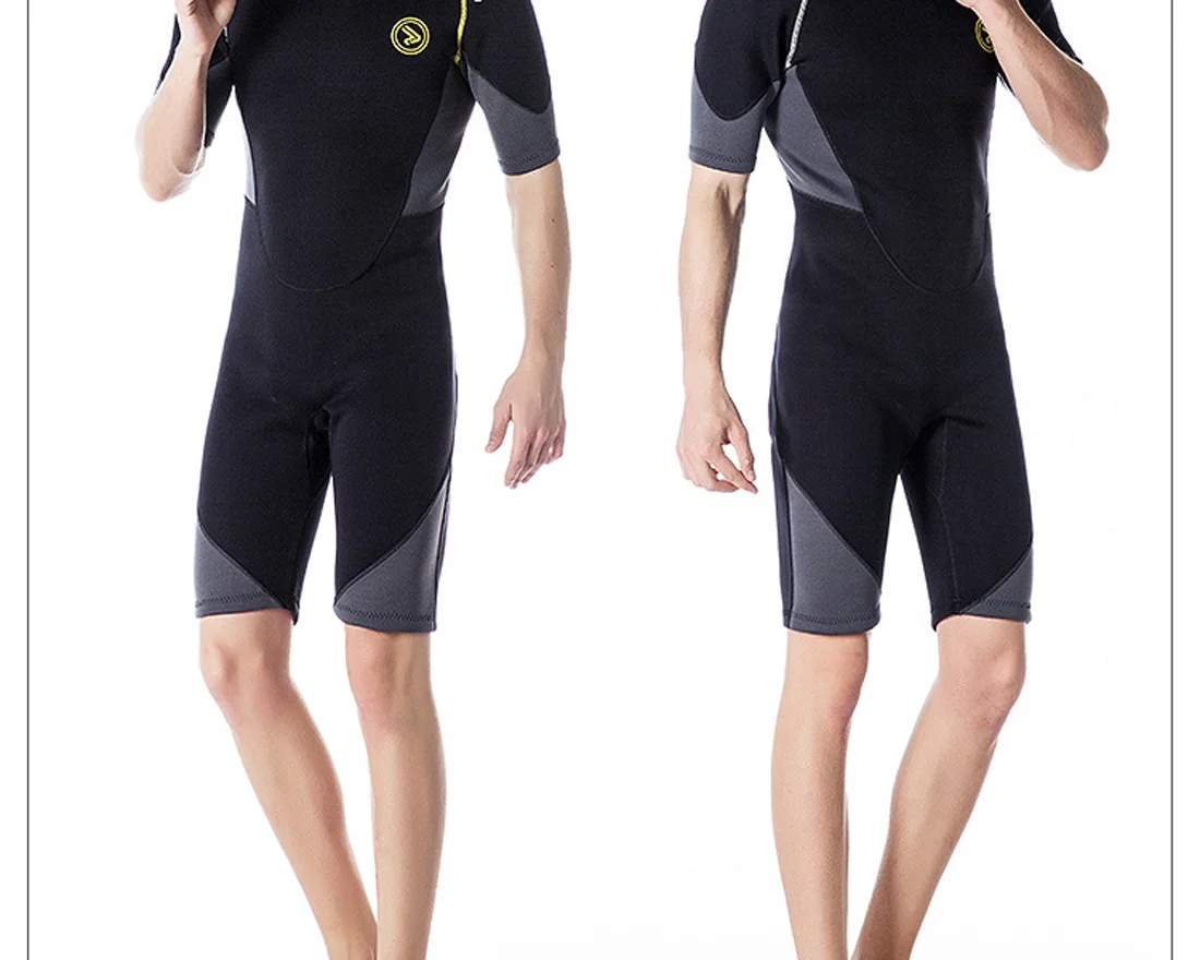 1.5mm Men's One-Piece Short-Sleeved Wetsuit Sun Protection Warm Surf Diving Thick Snorkeling Suit 
1.5mm Men's One-Piece Short-Sleeved Wetsuit Sun Protection Warm Surf Diving Thick Snorkeling Suit