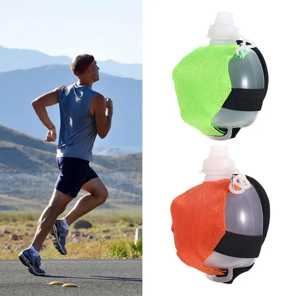 

Marathon Mini Holder Drinking Cup Soft Flask Wrist Water Bottle Wrist Kettle Holder Hydration Sports Pack Running Water Bottle