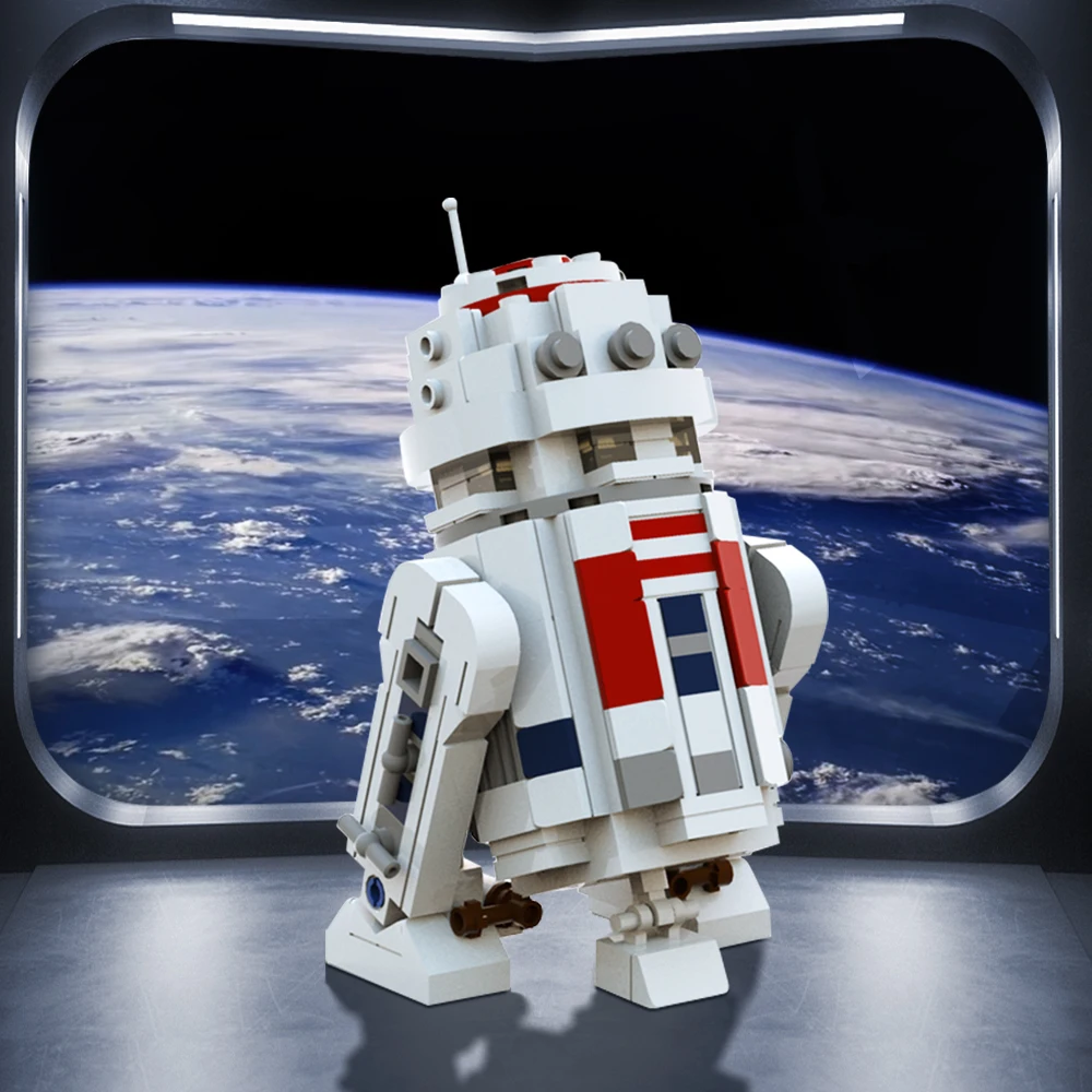 Moc UCS R5-D4 Building Blocks Space Wars Red Robot DIY Model Arfive Astromech Droid Sets Bricks Birthday Gift Kids Toys Adult
Moc UCS R5-D4 Building Blocks Space Wars Red Robot DIY Model Arfive Astromech Droid Sets Bricks Birthday Gift Kids Toys Adult