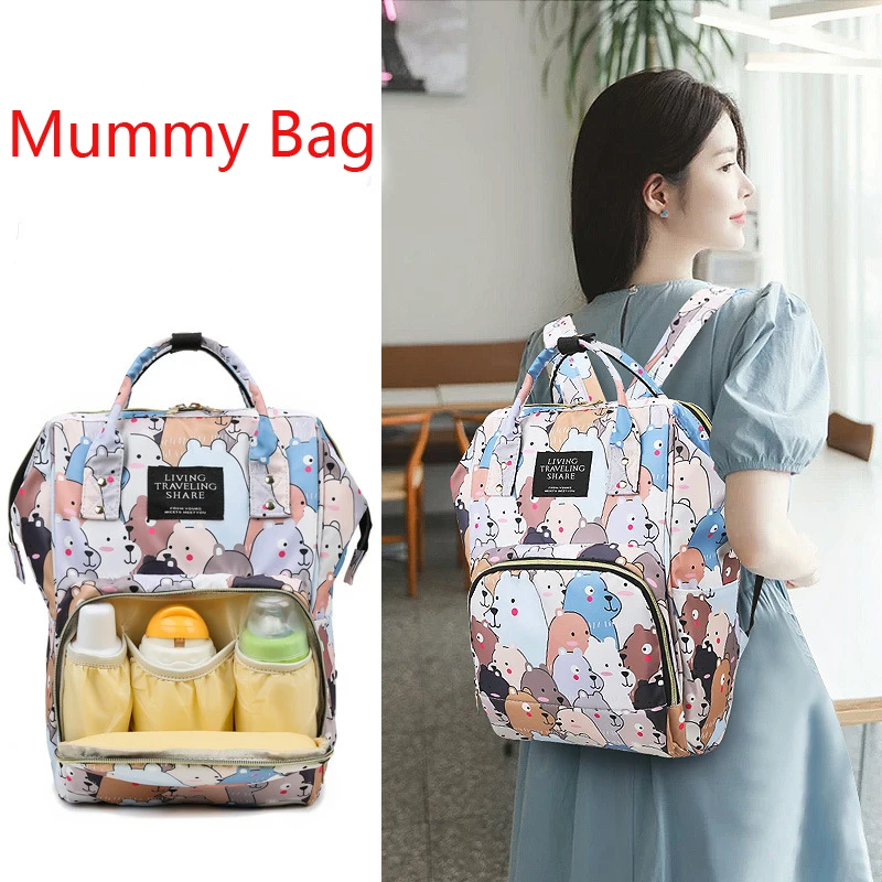 

Waterproof Women Diaper Bag Mummy Maternity Backpack Baby Stroller Knapsack Handbag Nursing Nappy Rucksack Kid Going Out Bags